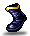 Blue Enamel Boots