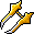 Gold Double Knife