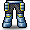 Blue Shouldermail Pants  M 