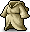 Beige Plain Robe  M 