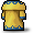 Yellow Doros Robe  M 