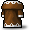 Brown Doros Robe  M 